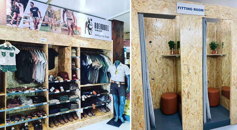 Our Boerboel showroom with comfy fitting rooms in Bellville (Cape Town, Western Cape)